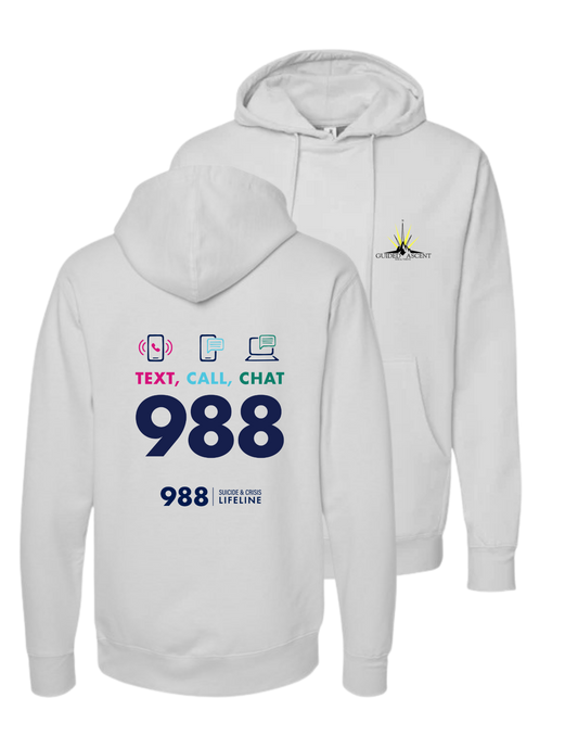 GA Hooded Sweatshirt + Optional 988 Awareness