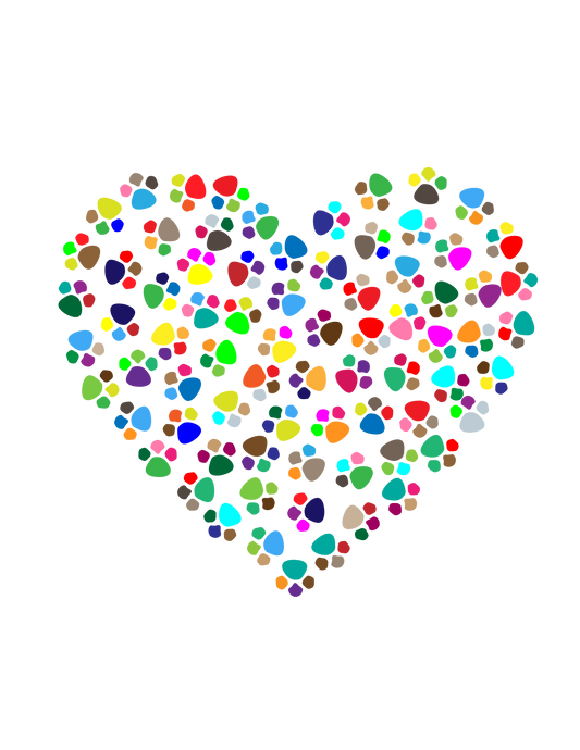 Paw-Heart – Hooded Sweatshirt