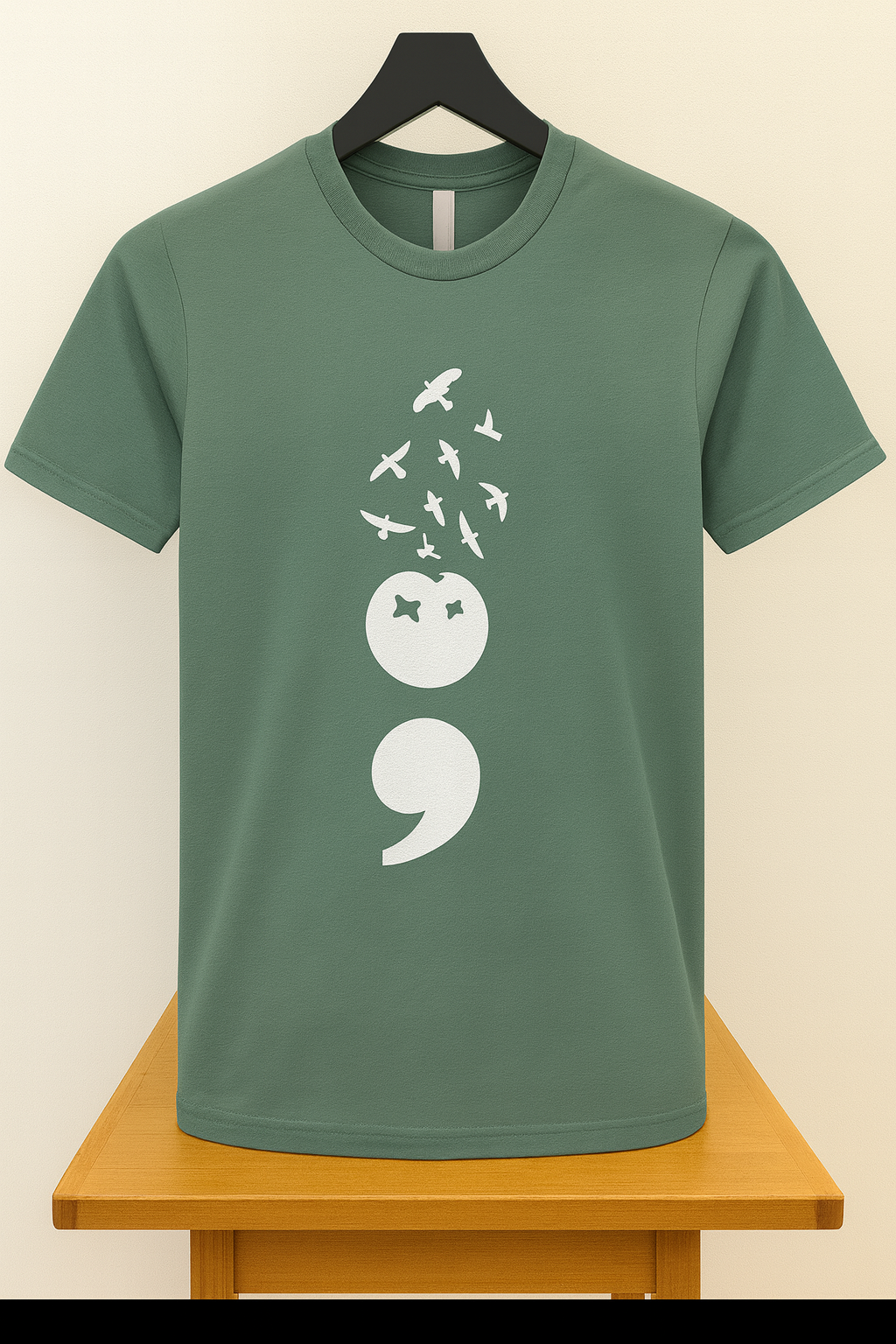 Birds Semi-Colon – Tee